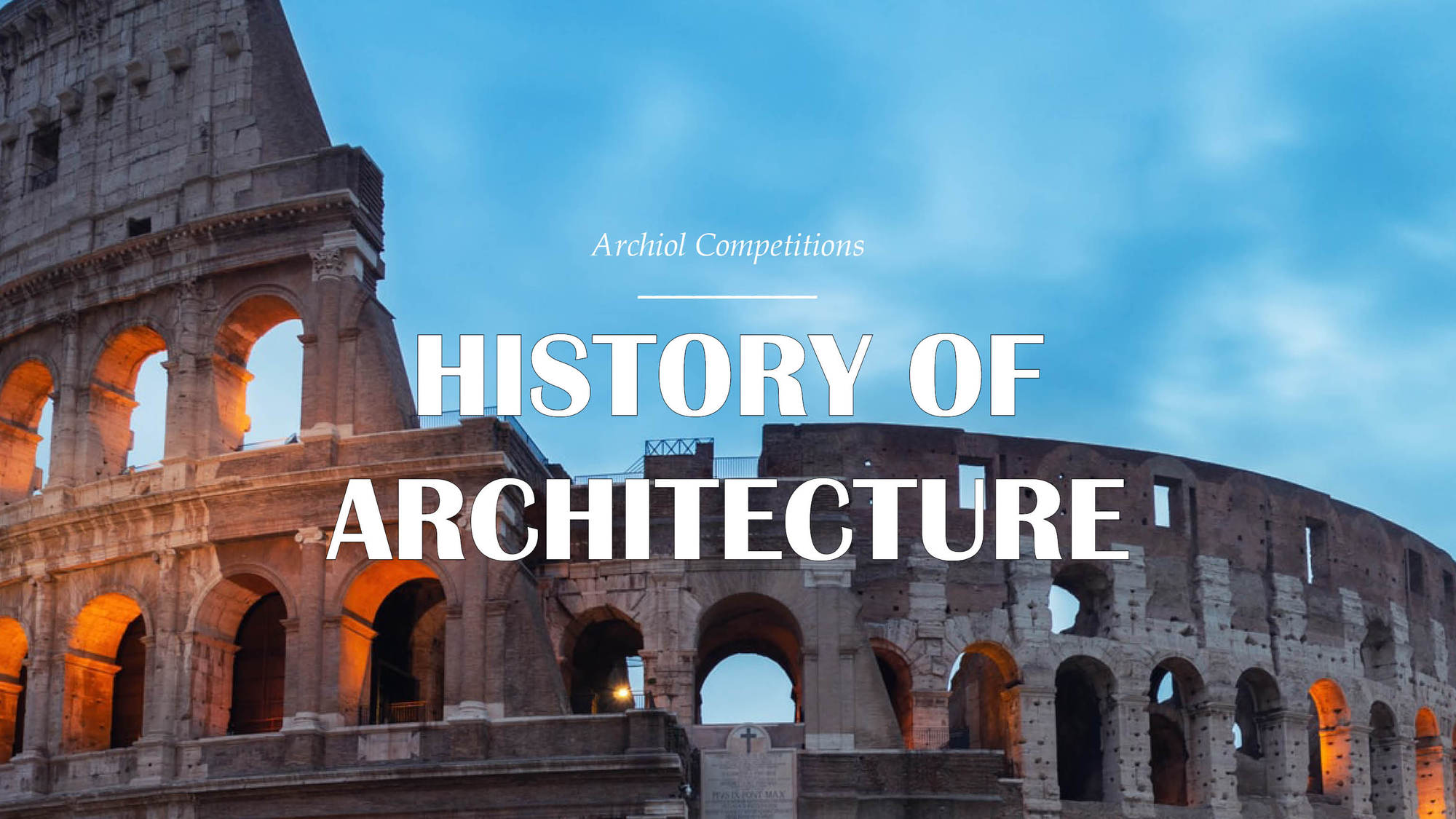 History of architecture